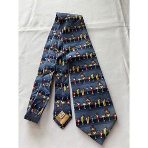 Caribbean Novelty Cocktail‎ Drink Silk Tie Party Necktie